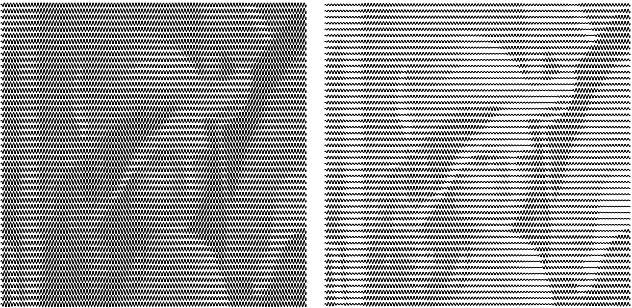 Teaser of Amplitude Modulated Line-Based Halftoning