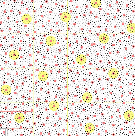 An Adaptive Point Sampler on a Regular Lattice