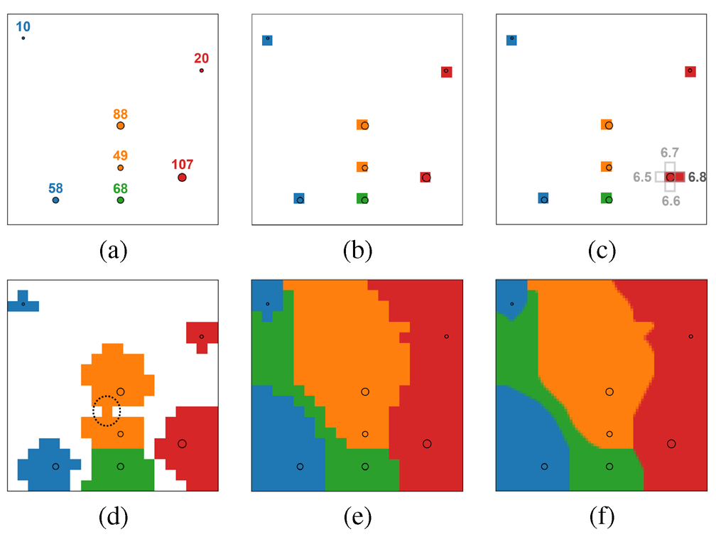 FluidMap: Proportional and Spatially Consistent Layout Enrichments in Multidimensional Projections