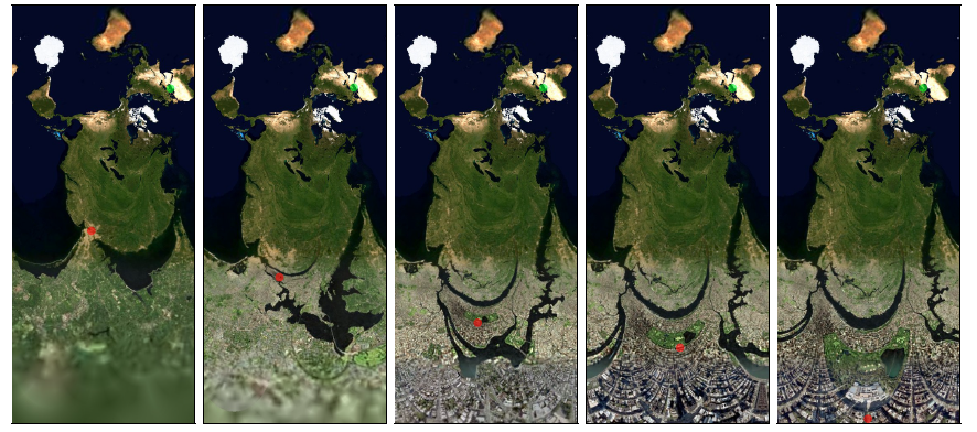 Teaser of Detail-In-Context Visualization for Satellite Imagery