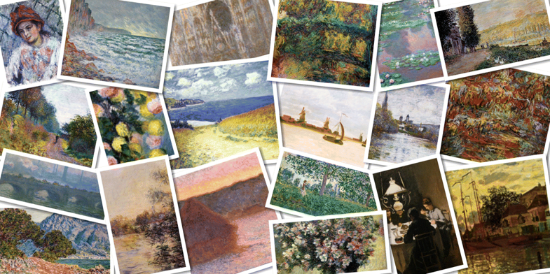 Selective clustering for representative paintings selection