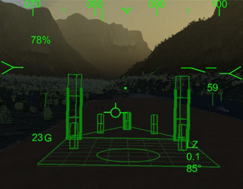 Traffic visualization in helmet-mounted displays in synchronization with navigation displays