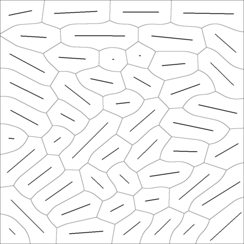 Voronoi-Relaxierung allgemeiner Objekte