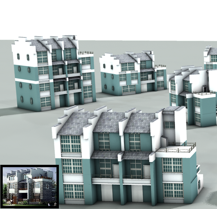 Structure-preserving Retargeting of Irregular 3D Architecture