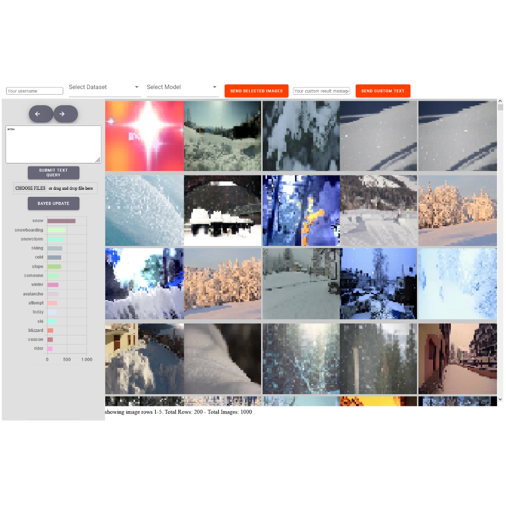 PraK Tool: An Interactive Search Tool Based on Video Data Services