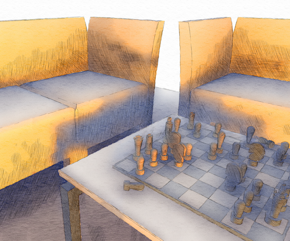 Watercolor Illustrations of CAD Data