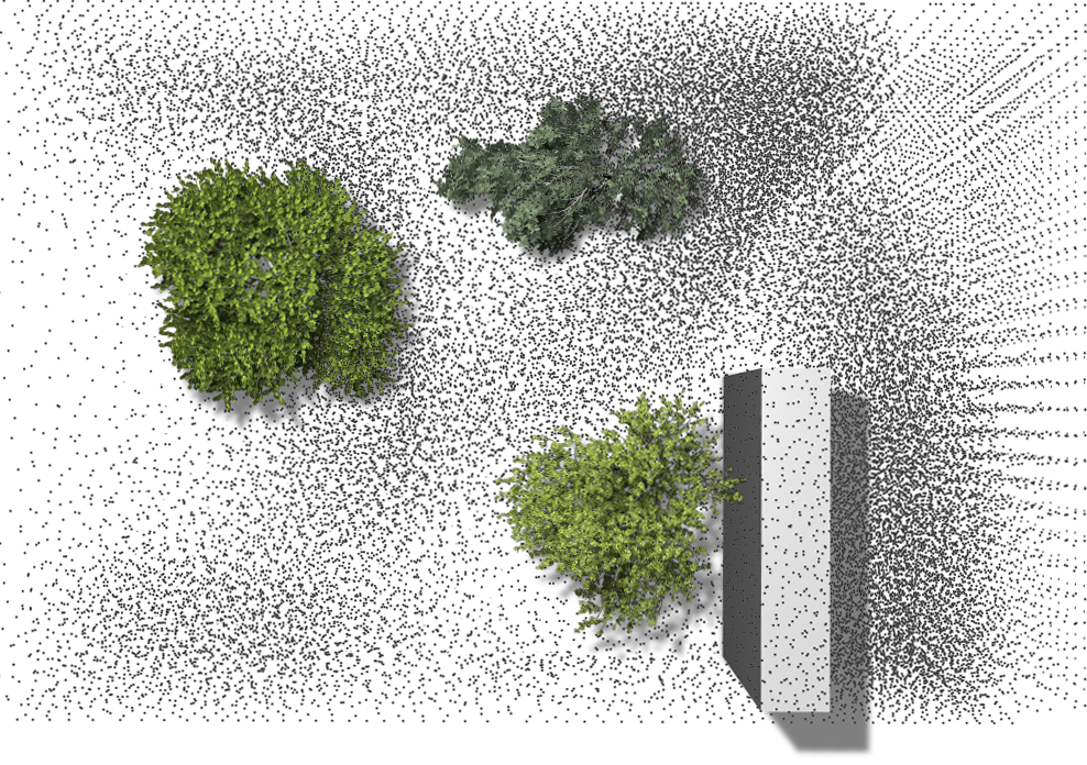 Windy Trees: Computing Stress Response for Developmental Tree Models