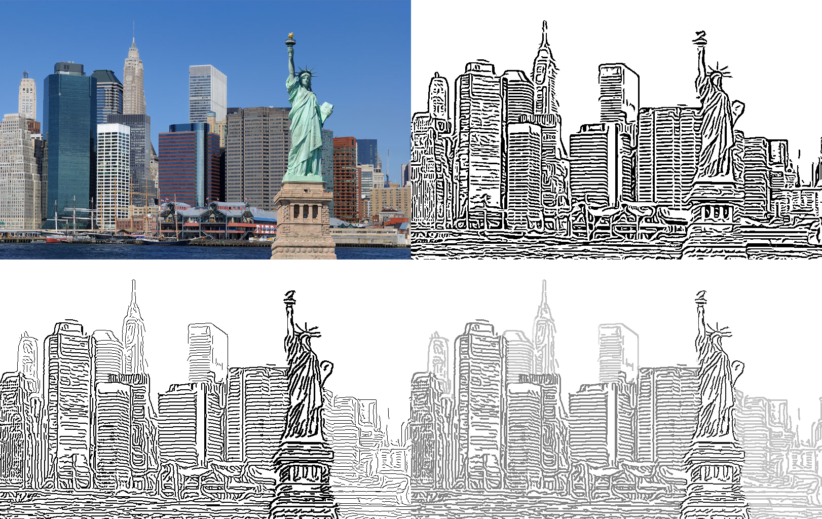 Depth-aware Coherent Line Drawings
