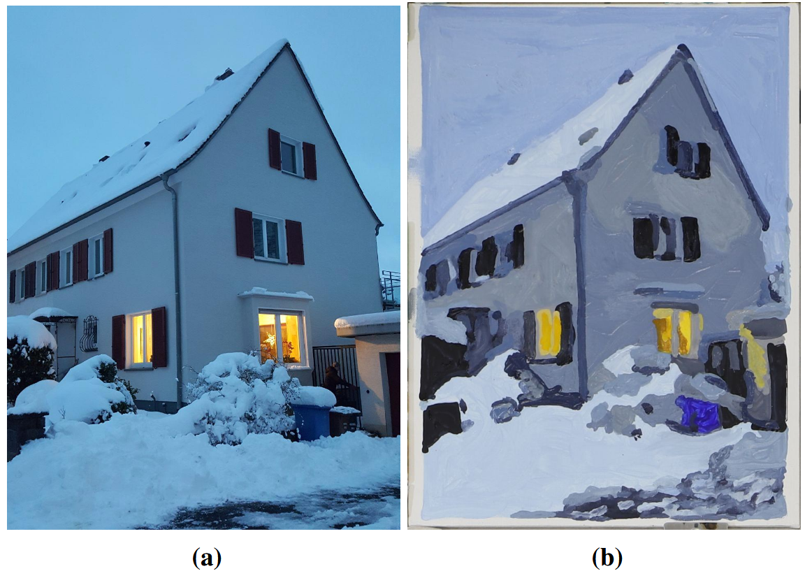 Using Saliency for Semantic Image Abstractions in Robotic Painting